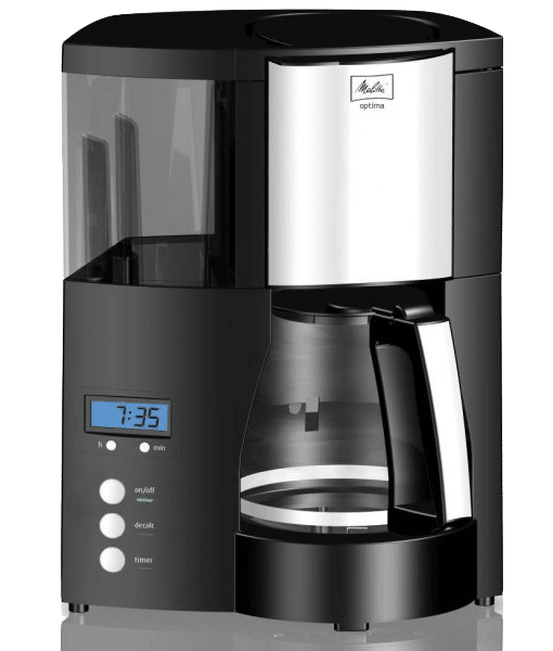 סקירת מוצר מכונת פילטר פרקולטור Melitta Optima timer