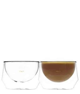 זוג כוסות דופן כפולה KRUVE IMAGINE glassware 250 ml