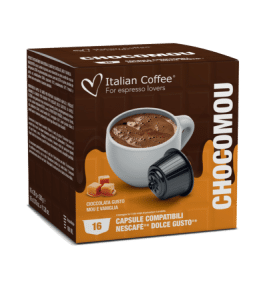 קפסולות דולצה שוקו וניל טופי Italian Coffee Chocomou