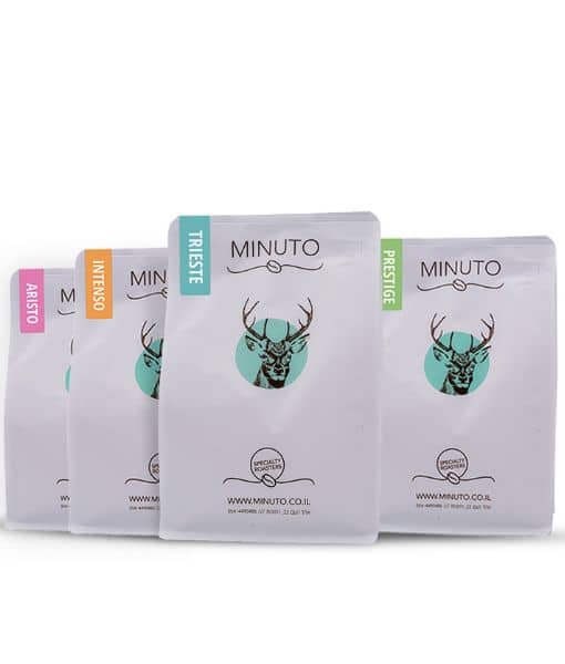 ערכת התנסות פולי קפה טרי ספשלטי קפה מינוטו  – Minuto Specialty Coffee