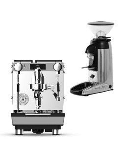 קומבו מכונת קפה מקצועית Crem ONE 1B מחליף חום + מטחנת Compak 3