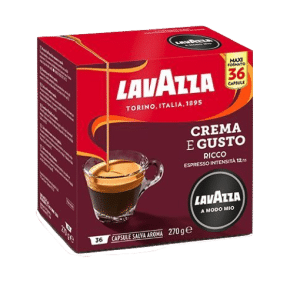 קפסולות לוואצה אמודו מיו Crema E Gusto Ricco מקורי 36