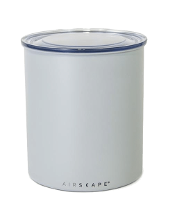 קופסת אחסון קפה AIRSCAPE כ- 1 ק״ג קפה צבע אפור