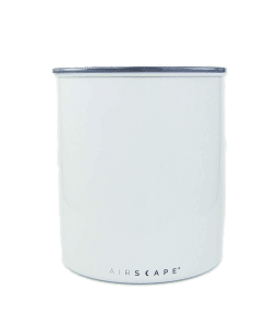 קופסת אחסון קפה AIRSCAPE כ- 1 ק״ג קפה צבע לבן