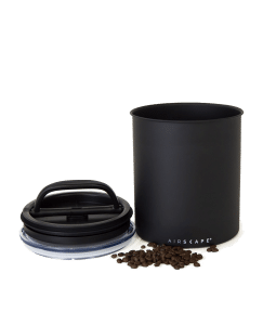 קופסת אחסון קפה AIRSCAPE כ- 1 ק״ג קפה צבע שחור