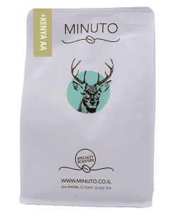 ספשלטי קפה פולי קפה קניה AA+ חד זני -  +Minuto Specialty Coffee Mount Kenya AA