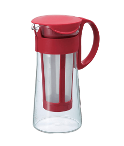 MIZUDASHI HARIO קנקן למיצוי קפה קר בהשרייה – Cold Brew – אדום