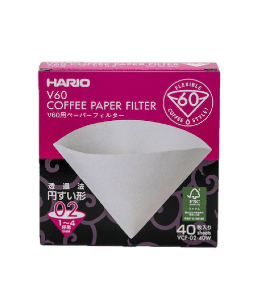 נייר הריו לקפה פילטר הריו 2 כוס - Hario