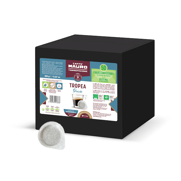 50 פודים קפה מאורו נטול קופאין Mauro Tropa Pods
