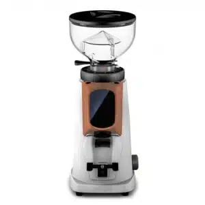 מטחנת קפה FIORENZATO AllGround Sense מטחנה שוקלת - לבן עם עץ